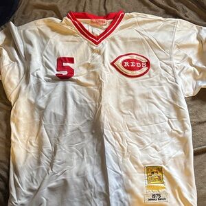Mitchell & Ness Cooperstown Collection Cincinnati Reds Jhonny Bench Jersey